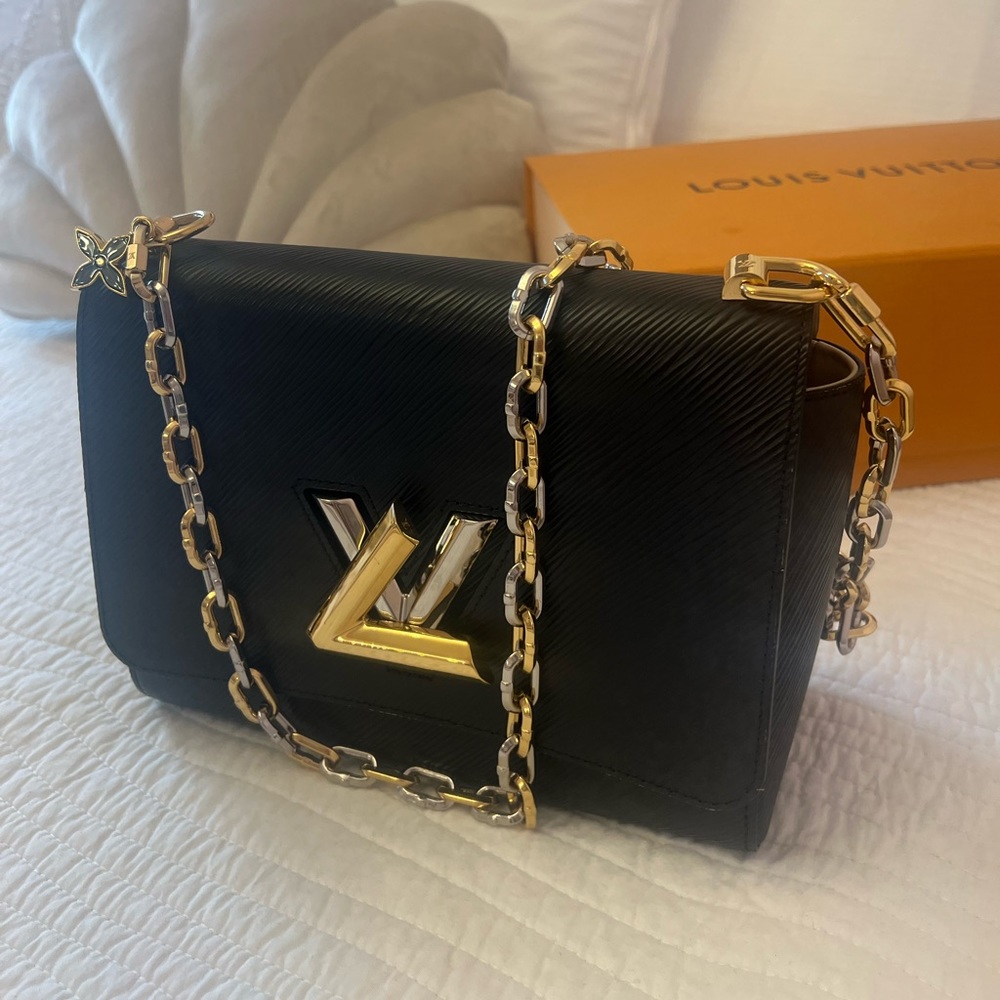RARE LV Twist g&s.hardware;Black Epi Grained leather/limited edition classic